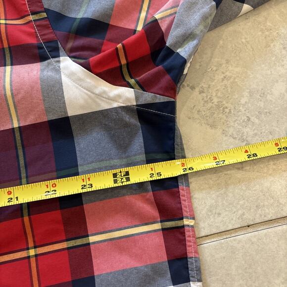 Polo Ralph Lauren Shirt Mens LT Plaid Button Down Short Sleeve Performance - Picture 6 of 9